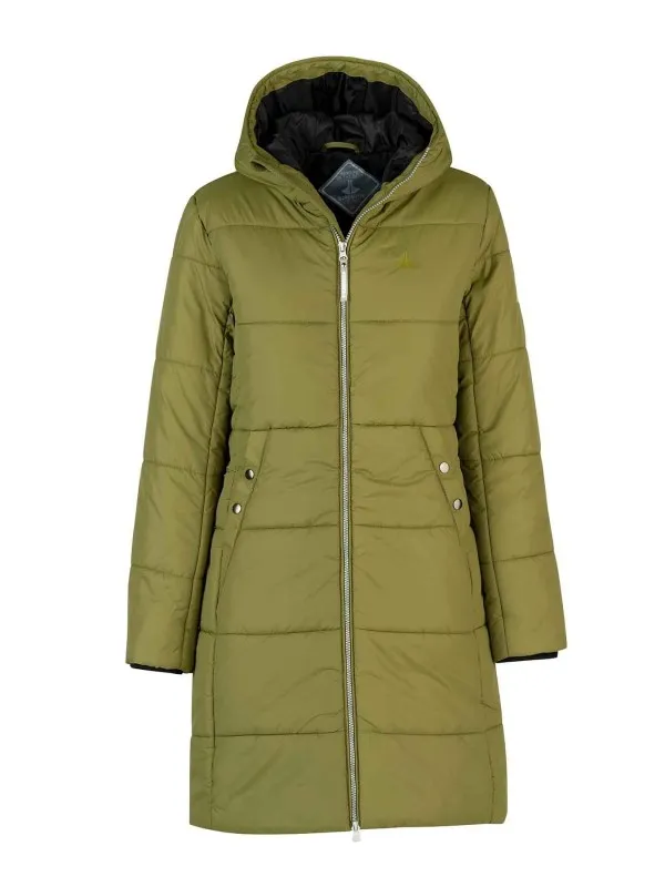 BJØRNSON Winterjas Dames Warm gewatteerd Mayfly Groen- 36-56 - FIA